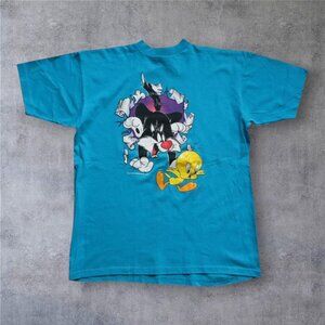 Looney Tunes Tweety & Sylvester Vintage Tee – 1997 – Large